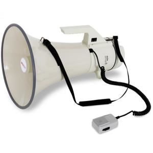 Profesionální megafon Auna, 160 W, odnímatelný mikrofon