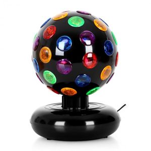 OneConcept Disco Ball, párty světelný efekt, 7 W, černý