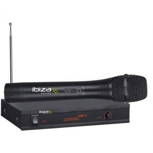 Ibiza VHF-1A, wireless mikrofonní systém, velký frekvenční rozsah, 90 dB