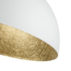 Euluna Stropní světlo Sfera, Ø 50cm, bílá/zlatá