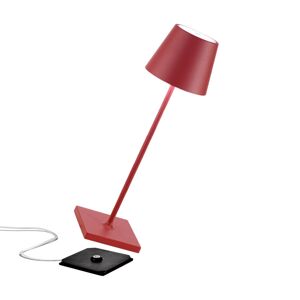 Zafferano Zafferano Poldina stolní lampa aku IP65 červená