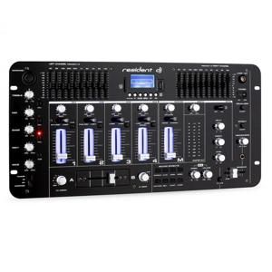 Resident DJ Kemistry 3 B, 4 kanálový DJ mixážní pult, bluetooth, USB, SD, phono, černý
