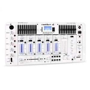 Resident DJ Kemistry 3 WH, 4 kanálový DJ mixážní pult, bluetooth, USB, SD, phono, bílý
