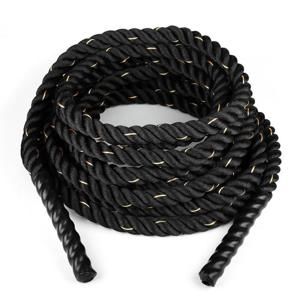 Capital Sports Klarfit Monster Rope, 9 m, 3,8 cm, nylon, lano, černé