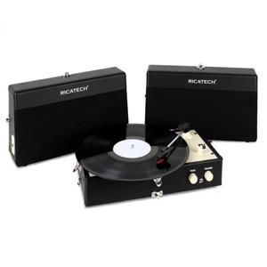 Ricatech RT80, vintage gramofon, černý, AUX