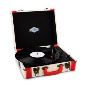 Auna Jerry Lee, retro gramofon, LP, USB, bílý