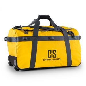 Capital Sports Travel L, cestovní taška, batoh, 90 l, vozík, nepromokavý, žlutý