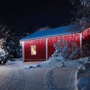 Blumfeldt Dreamhouse, studená bílá, 16 m, 320 LED, vánoční osvětlení, padající sníh