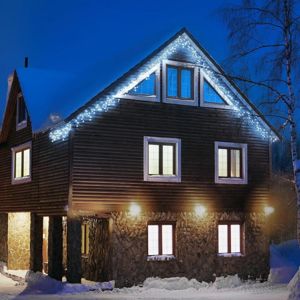 Blumfeldt Dreamhouse, studená bílá, 8 m, 160 LED, vánoční osvětlení, blikající efekt