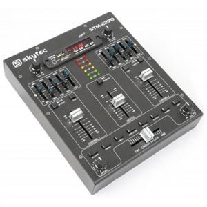 Skytec STM-2270, 4 kanálový mixér, bluetooth, USB, SD, MP3, FX