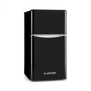 Klarstein Monroe Black kombinovaná chladnička s mrazákem 61/24 l A + retrolook černá
