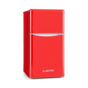 Klarstein Monroe Red kombinovaná chladnička s mrazákem 61/24 l A + retrolooku červená