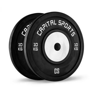 Capital Sports Inval, soutěžní bumper kotouče, hliníkové jádro, pár 2 x 10 kg