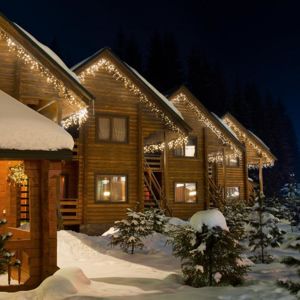 Blumfeldt icicle-160-ww led vánoční osvětlení, rampouchy, 8m, 160 led světélek, teplá bílá barva