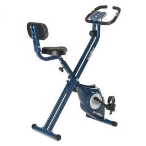 KLARFIT Azura CF X-Bike, kolo na domácí trénink, do 100 kg, měřič tepu, sklápěcí, 3 kg, modrý