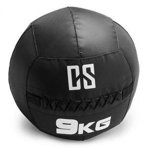 Capital Sports Bravor Wall Ball medicinbal PVC 9kg černá, dvojité švy