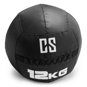 Capital Sports Bravor Wall Ball medicinbal PVC 12kg černá, dvojité švy