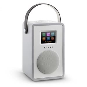 Numan Mini Two, šedé, designové internetové rádio, Wi-Fi, DLNA, bluetooth, DAB / DAB +, FM