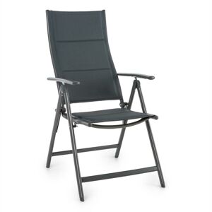 Blumfeldt Stylo Noble Grey, šedá, skládací židle, hliník