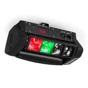 Ibiza LED8-Mini Mini-Spider LED světelný efekt DMX včetně montážního ramene