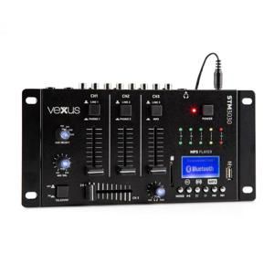 Vexus STM3030, 4kanálový mixážní pult, bluetooth, USB, SD, MP3, LED