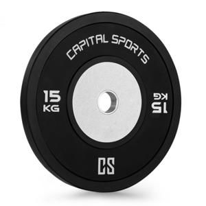 Capital Sports Inval Hi-Grade Competition, kotoučové závaží, 50mm hliníkové jádro, guma, 15 kg