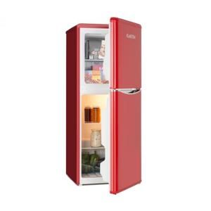 Klarstein Monroe L, kombinovaná chladnička, mrazák, 70 / 38l, A +, retro design, červená