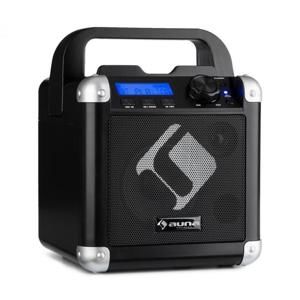 Auna BC-1, karaoke systém, bluetooth, baterie, držadlo, USB, AUX vstup, černý