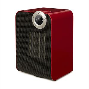 Klarstein Cozy Cube, keramický ohřívač, teplovzdušný, 900 / 1800W, náklon, 10-35 ° C, červený