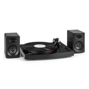 Auna TT-Play gramofon, 2 stereo reproduktory (3 "/ 10 W) bt 33 1/3 a 45 otáček / min, černá barva
