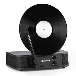 Auna Verticale S, retro gramofon, vertikální deskový talíř, USB, černý