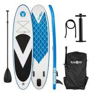 Klarfit Spreestar 320, nafukovací paddleboard, SUP-board-set, 320 x 12 x 81 cm, modro-bílá barva