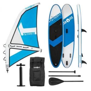 Klarfit Spreestar WM, nafukovací paddleboard, sup-board-set, 300x10x71, modro-bílá barva
