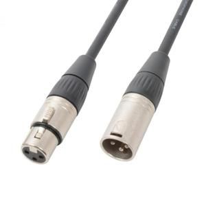 PD Connex DMX kabel 3pólový XLR- zástrčky, sameček - samička, 120 ohmů, 6 m