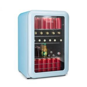 Klarstein PopLife, chladnička na nápoje, chladnička, 115 litrů, 0 - 10 °C, retro design, modrá