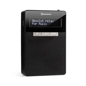 Auna DigiPlug FM, rádio do zásuvky, FM/PLL, BT, LCD displej, černé