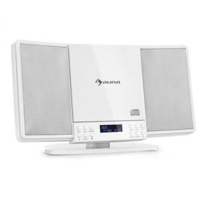 Auna V14-DAB, vertikální stereo systém, CD,  FM a DAB+ tuner, BT, bílý