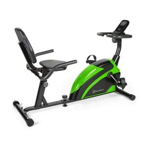 Klarfit Relaxbike 6.0 SE, ležící ergometr, 12 kg, setrvačník, 100 kg, zelený