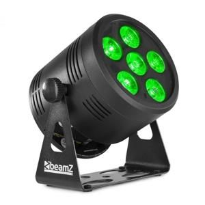 Beamz Professional BBP66 Uplight PAR, LED reflektor, 6 W, 4 v 1 RGBW LED diody, černý