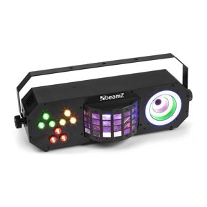 Beamz Lightbox 3, párty efekt, par / derby / visual ring efekt, RGBAW-UV, černý