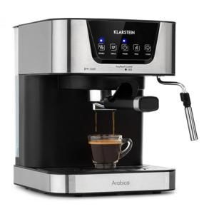 Klarstein Arabica, espresso kávovar, 1050 W, 15 bar, 1,5 l, dotykový ovládací panel, ušlechtilá ocel