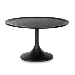 Besoa Big Visby, konferenční stolek, 70 x 41,5 cm (O x V), kov, multiplexová deska, dubová dýha