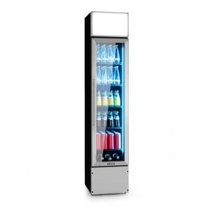 Klarstein Berghain, chladnička na nápoje, 160 l, RGB vnitřní osvětlení, 230 W, 2-8°C, ušlechtilá ocel
