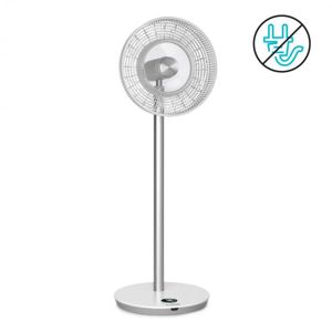 Klarstein Whisperwind, stojanový ventilátor, 12" (30,5 cm), 9 lopatek, akumulátor, 30 W max., bílý