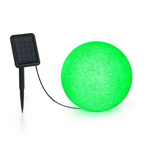 Blumfeldt Shinestone Solar 30, kulová lampa, solární panel, O 30 cm, RGB-LED, IP68, akumulátor