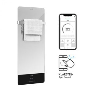Klarstein Hot Spot Crystal Reflect Smart, infračervený ohřívač, 850 W, aplikace, časovač, zrcadlo