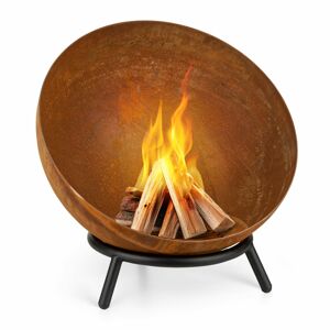 Blumfeldt Fireball Rust, ohniště, 60 cm Ø, výklopný rošt, rezavý vzhled