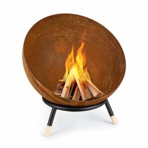 Blumfeldt Fireball Rust, ohniště, 60 cm Ø, výklopný rošt, rezavý vzhled