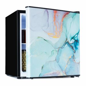 Klarstein CoolArt, mini lednice, mrazící prostor, 45 l/1,5 l, energetická třída F, designové dveře