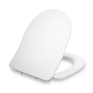 Dombach Aliano, deska na toaletu, D-tvar, automatické sklápění, antibakteriální, bílá